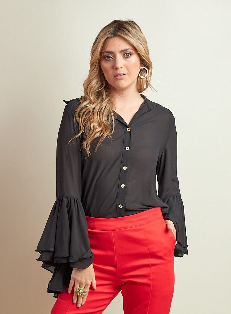 Blusa Azores Negro