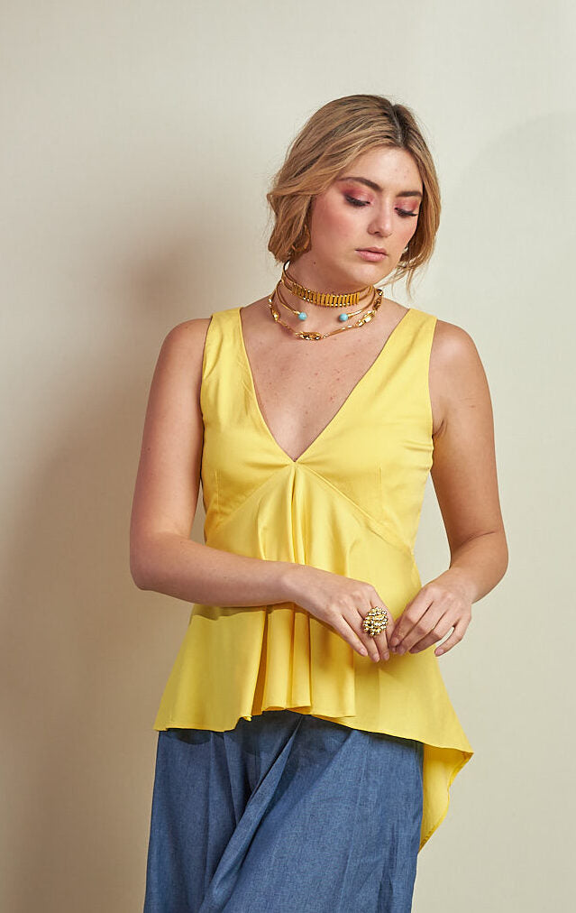 Blusa Rousse Amarilla