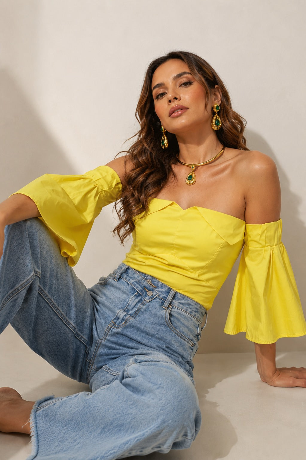 Blusa Agustina Amarilla