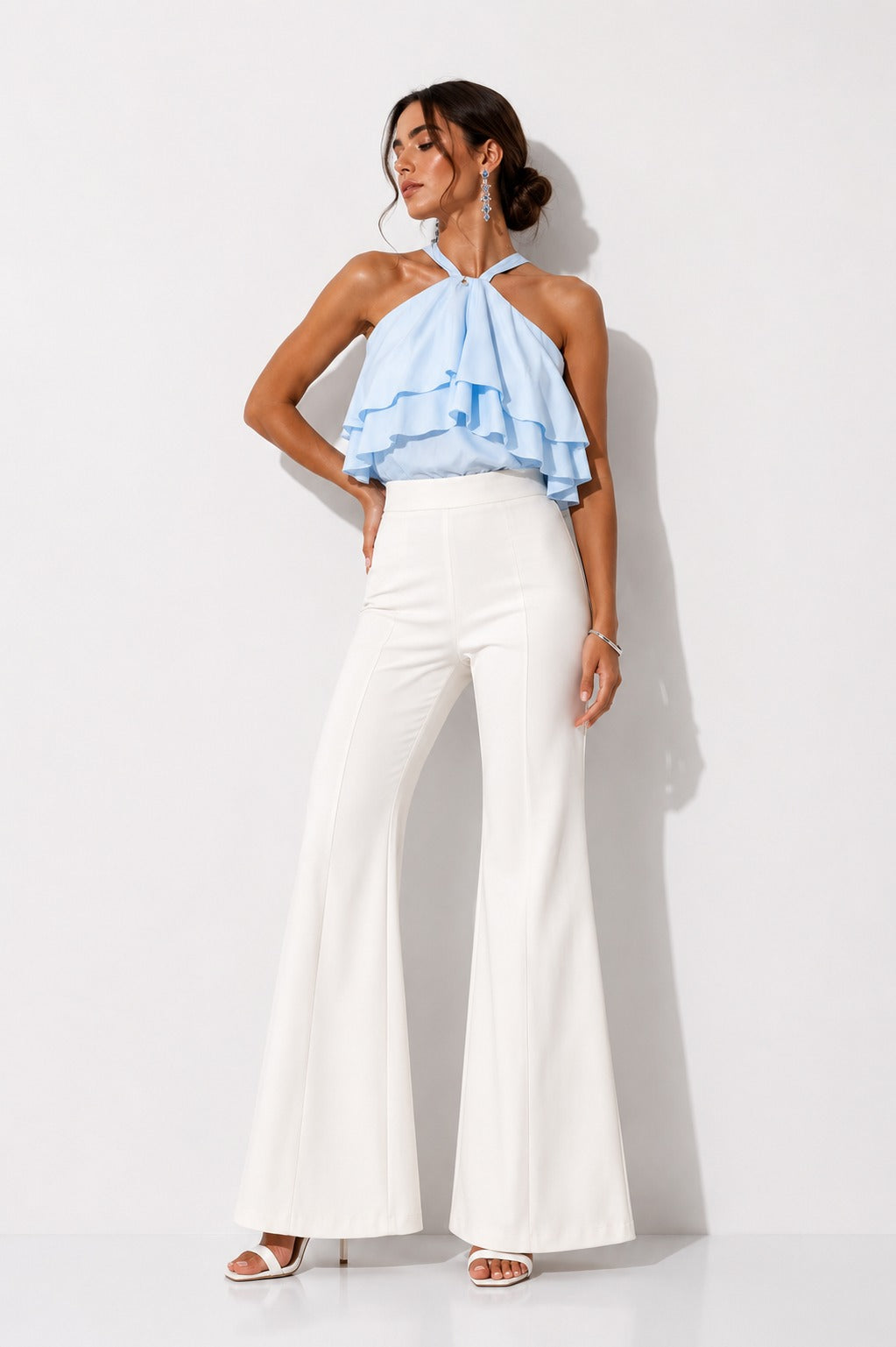 Blusa Berry Celeste
