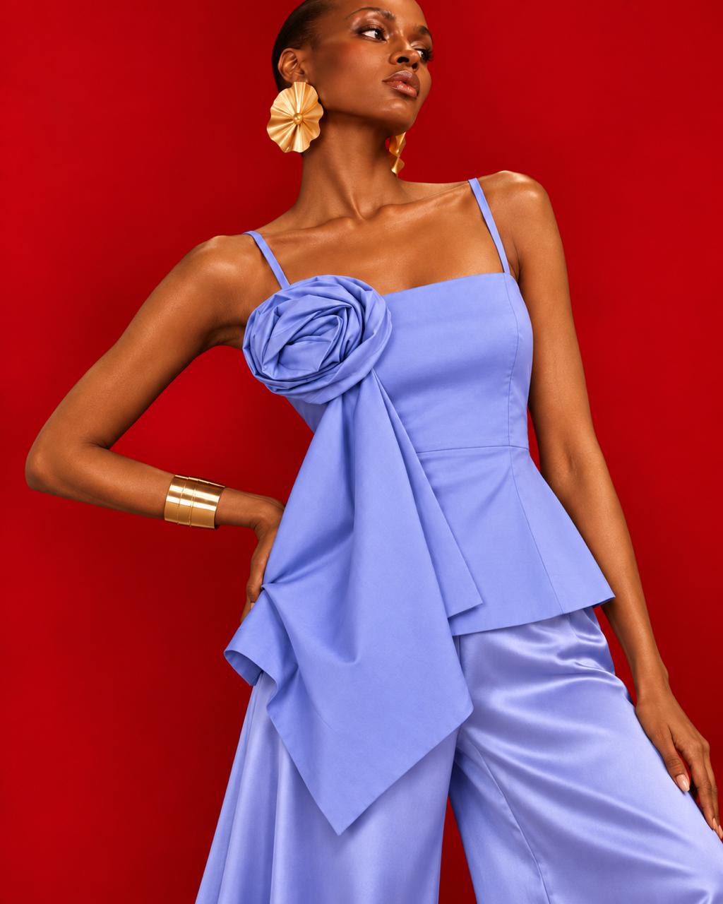 Blusa Eucas Celeste