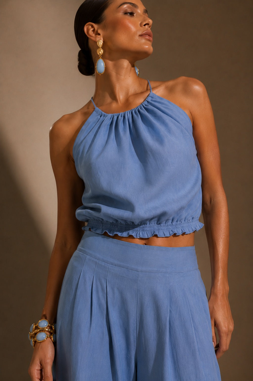 Top Pinguino Gris