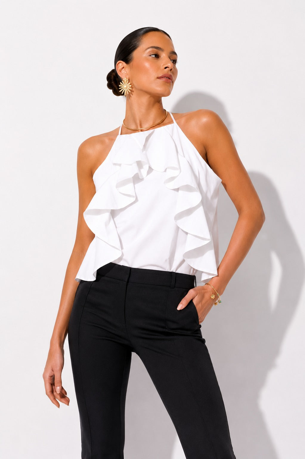 Blusa Valenciana Blanca