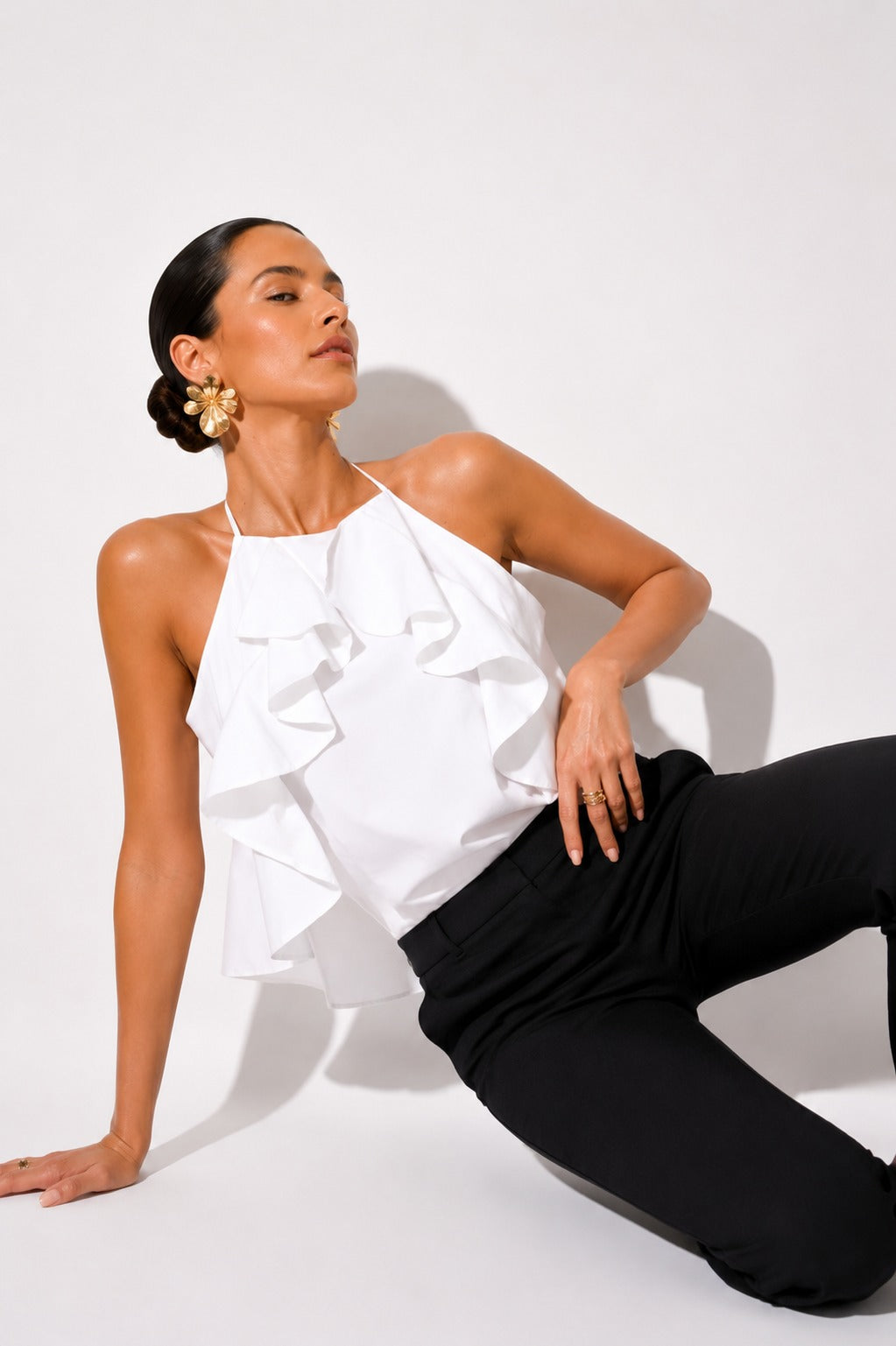 Blusa Valenciana Blanca