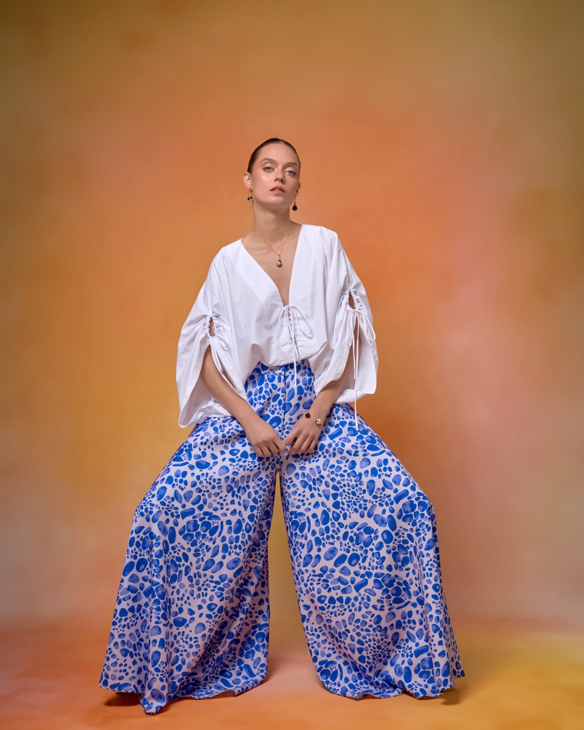 Pantalón Akara Manchitas Azules