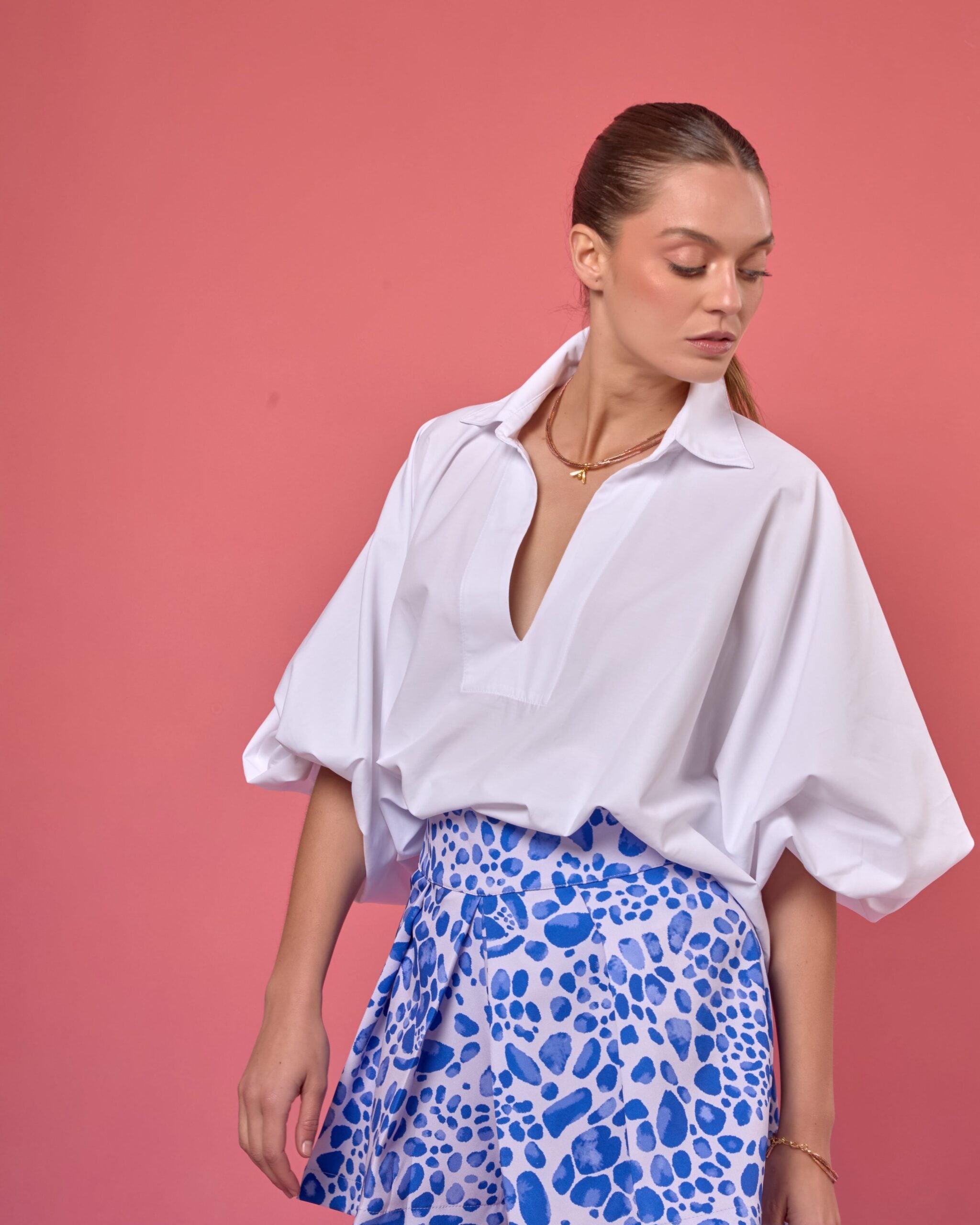 Short Kiuti Manchitas Azul