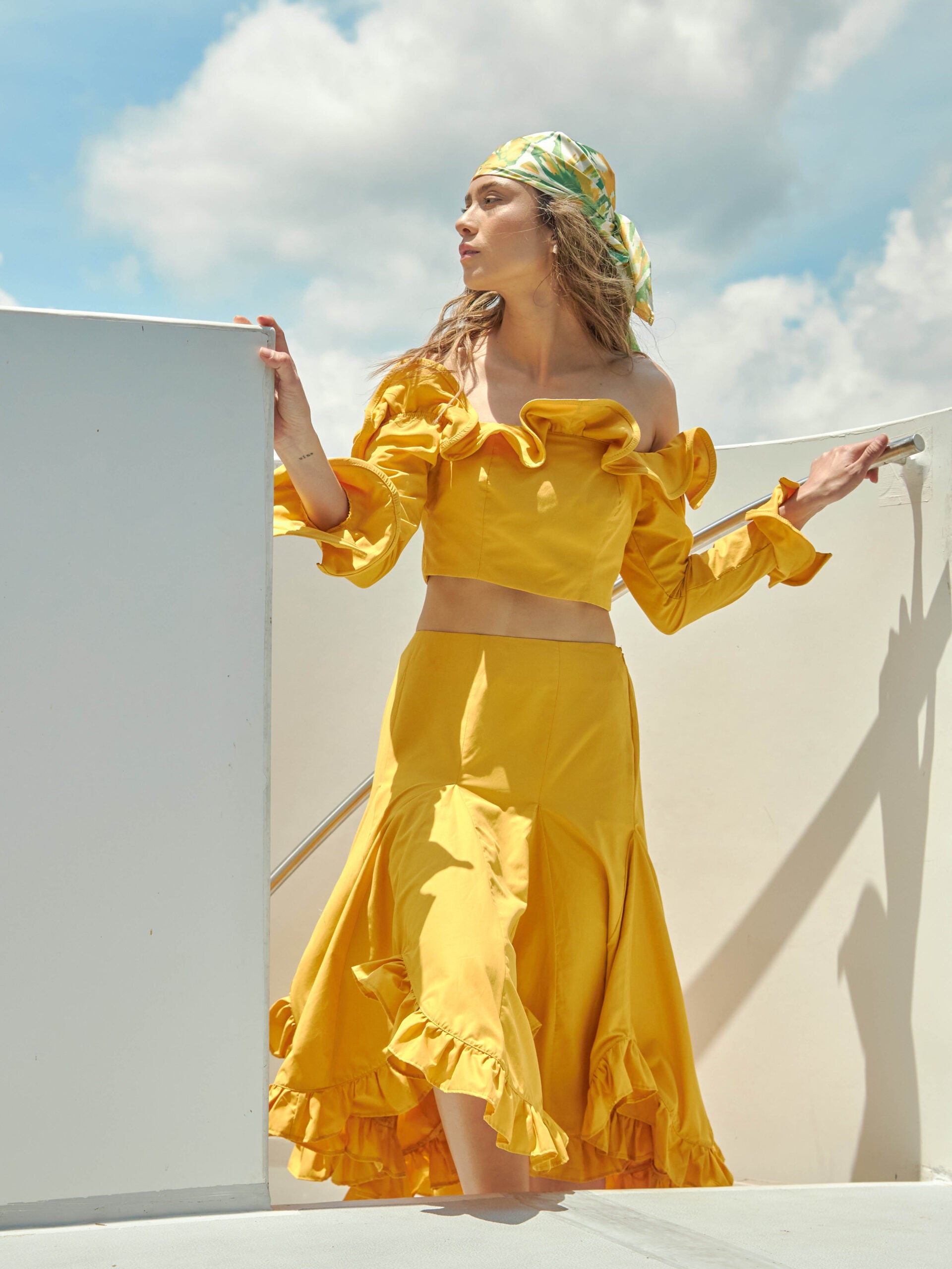 Blusa Trópico Amarillo Mostaza