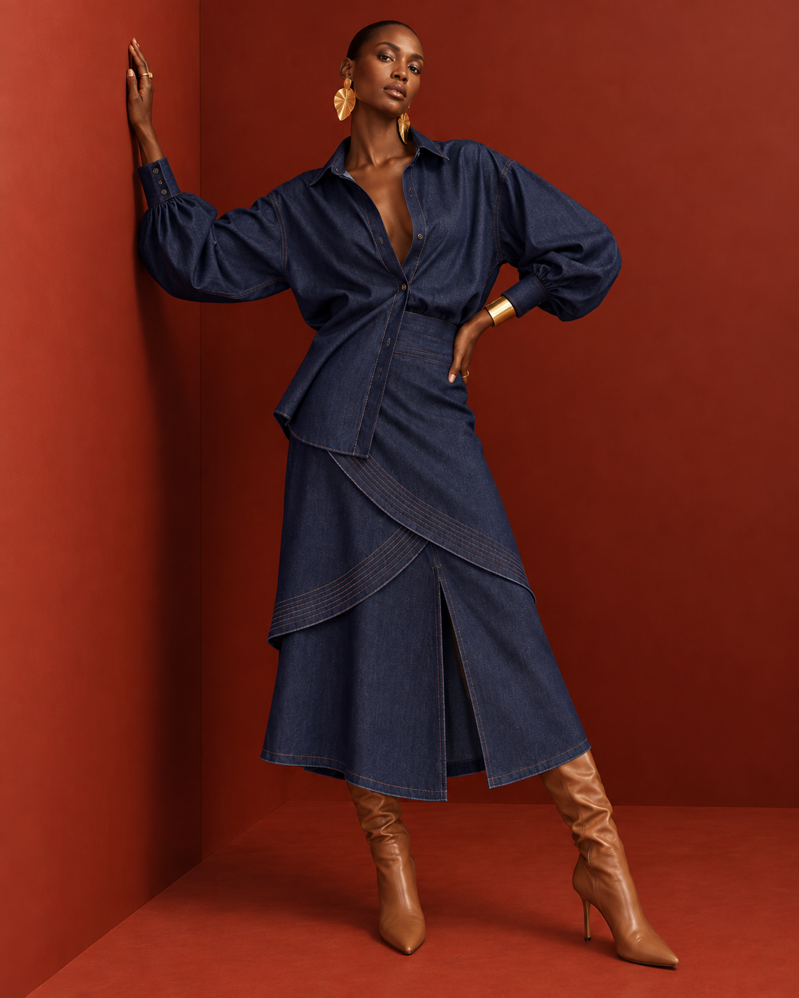 Blusa Shak denim