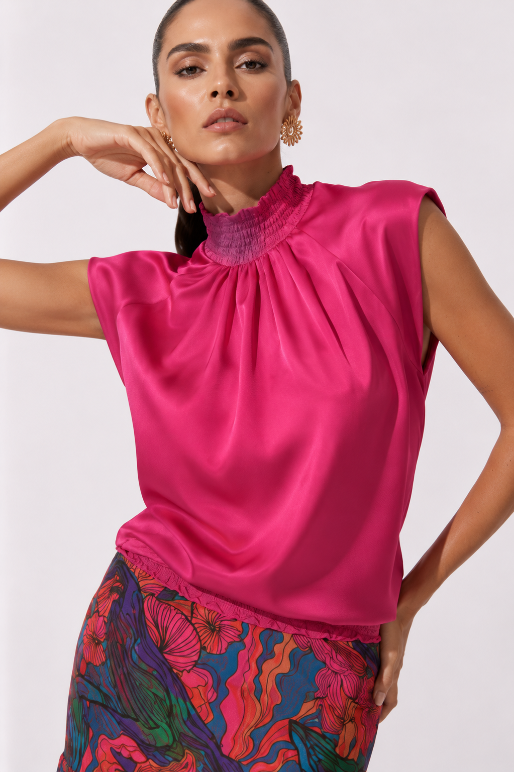 Blusa Brasia Fucsia