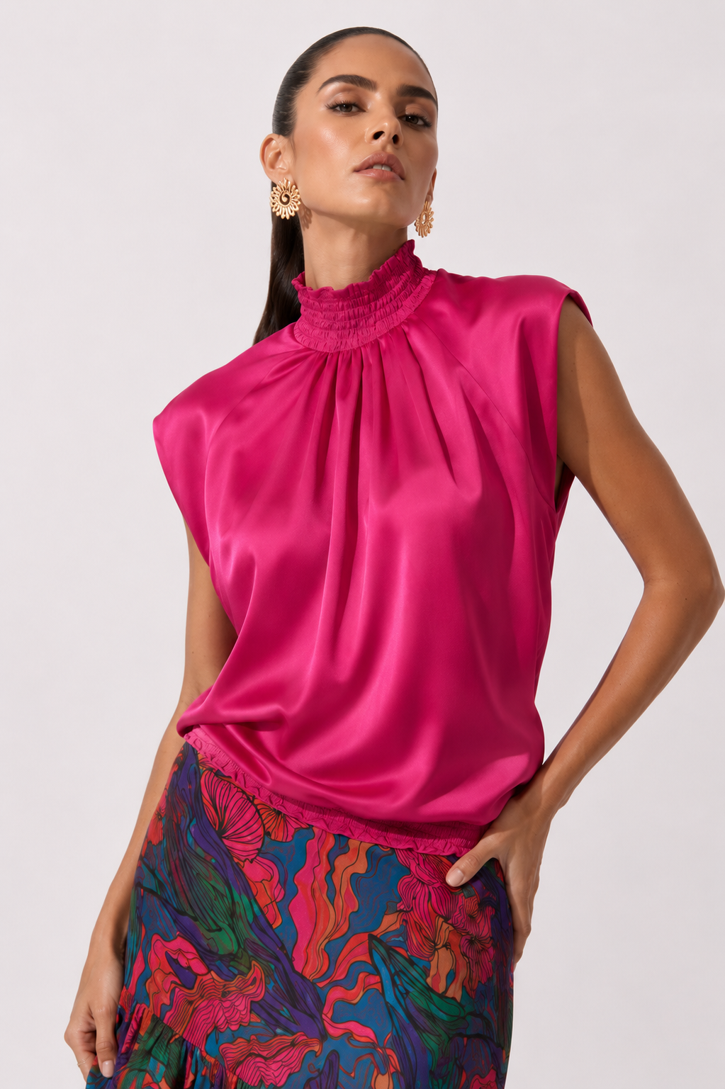 Blusa Brasia Fucsia