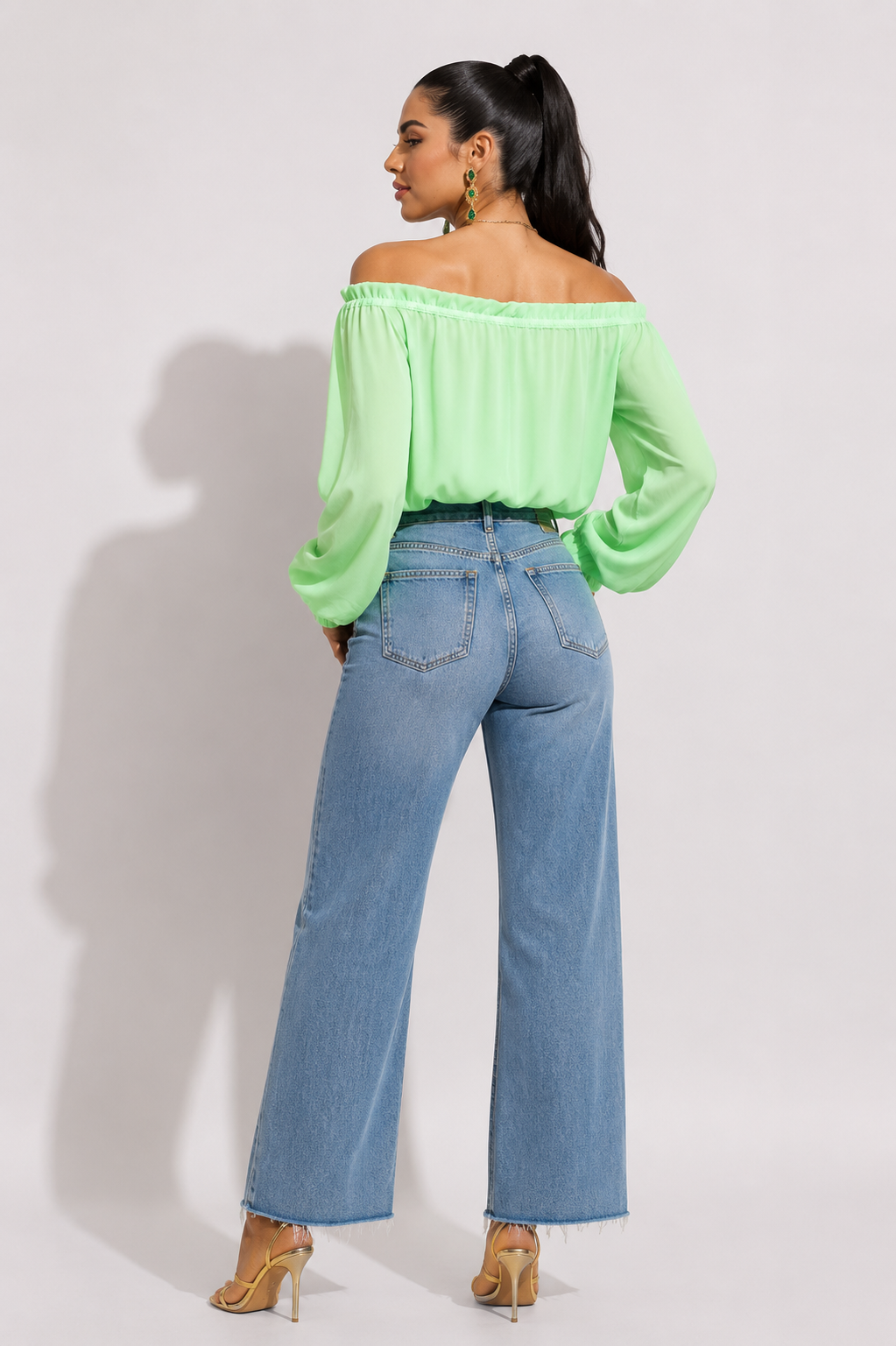 Blusa Capuchina Verde Biche