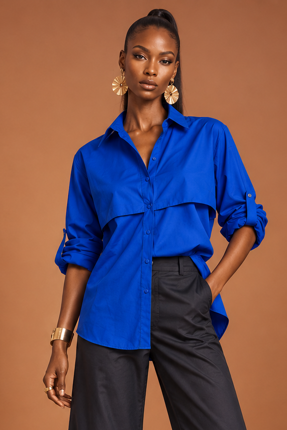 Blusa Favorita azul