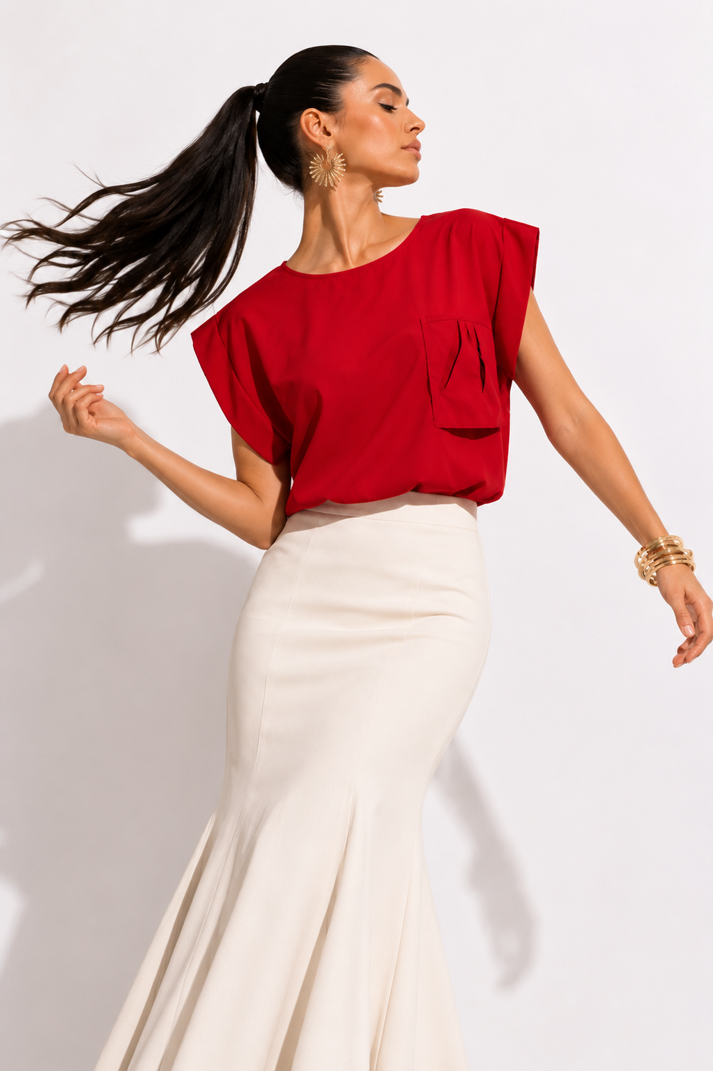 Blusa Felicidad Rojo U