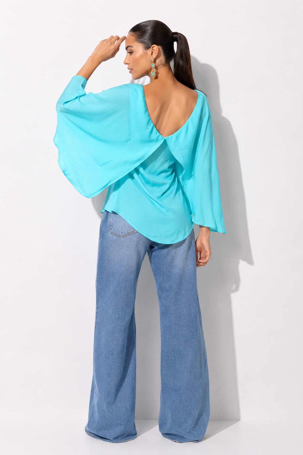 Blusa Gloria 2 Aguamarina