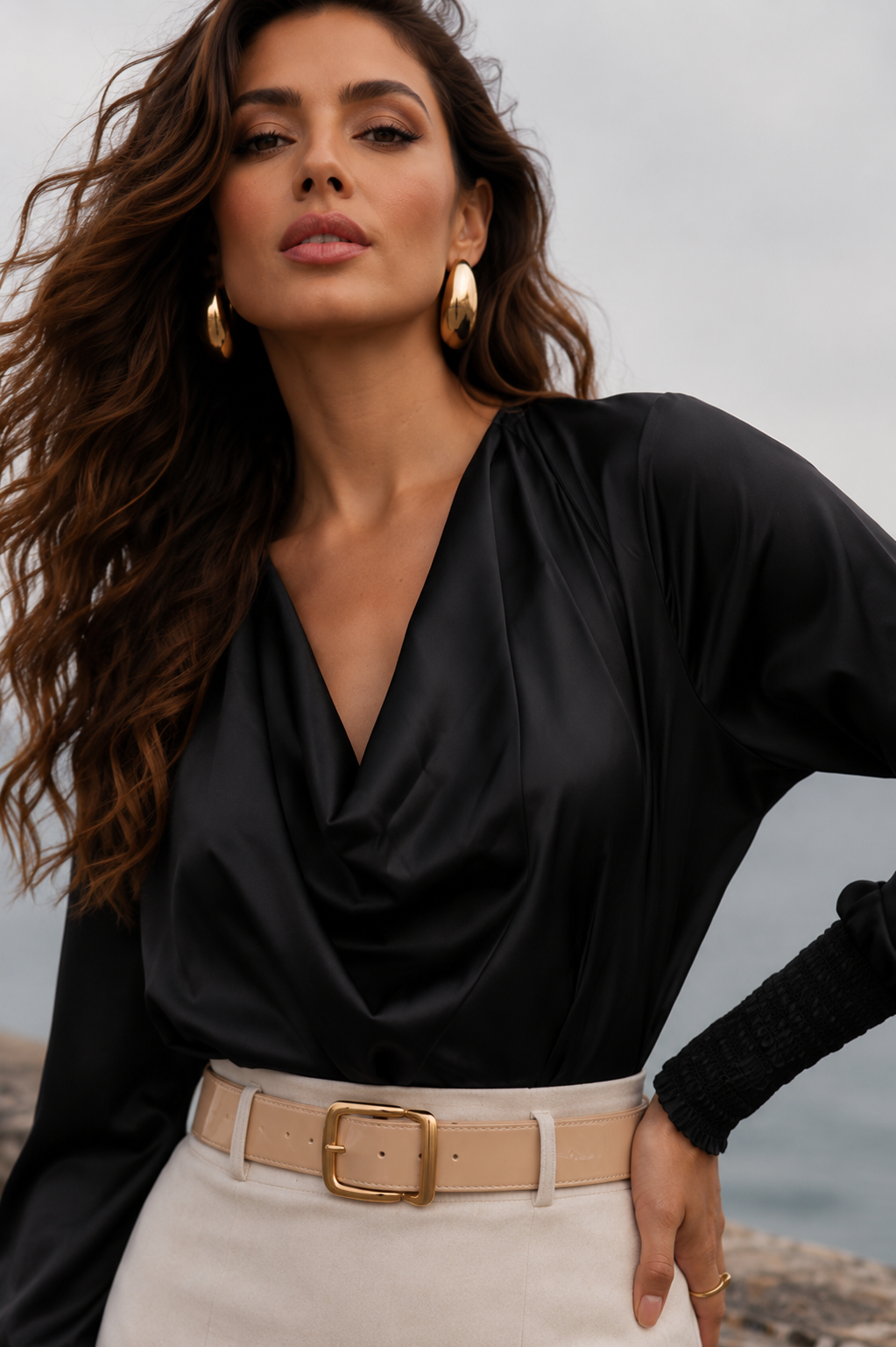 Blusa Shadow Negro