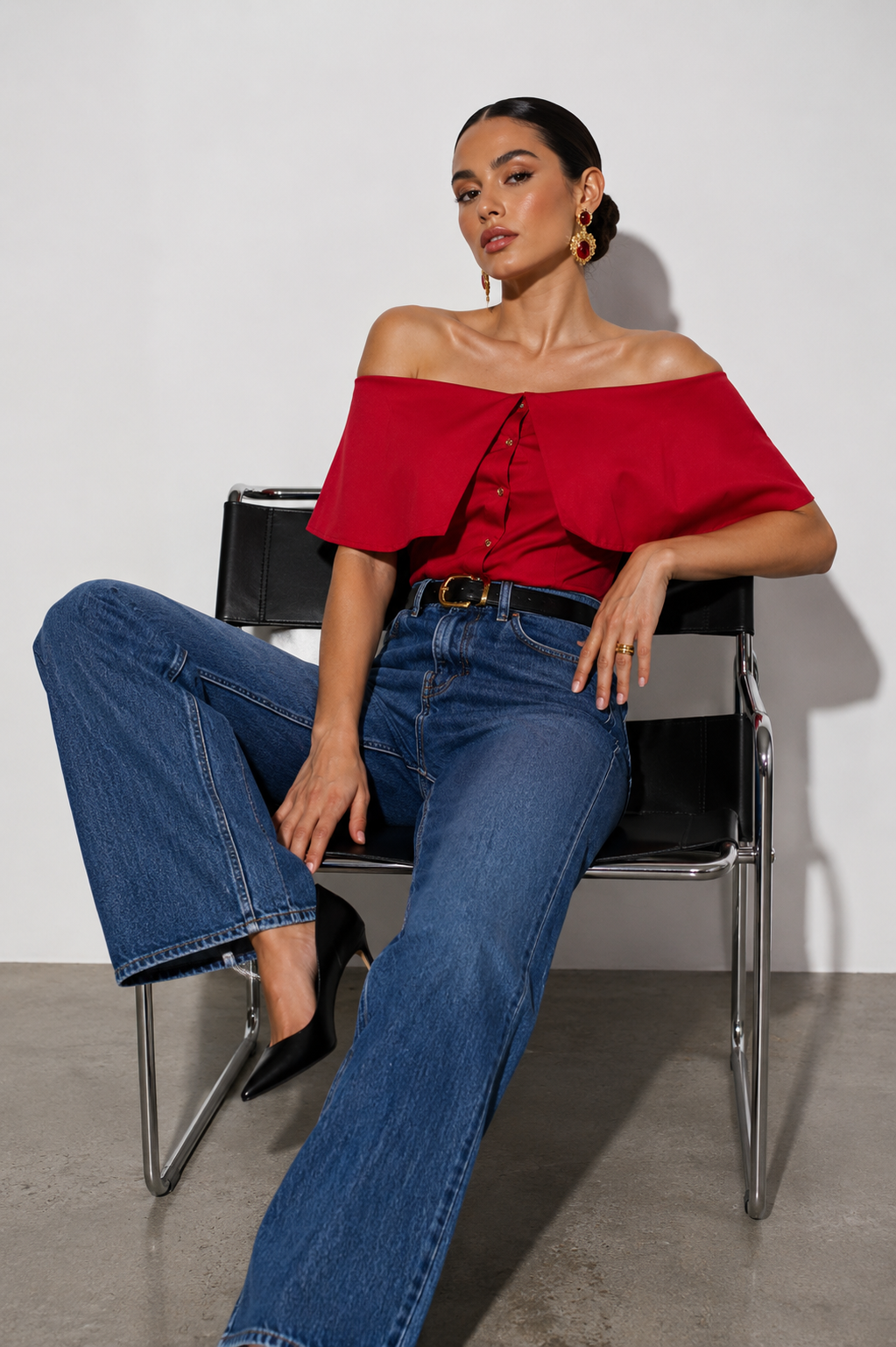 Blusa Turin Rojo