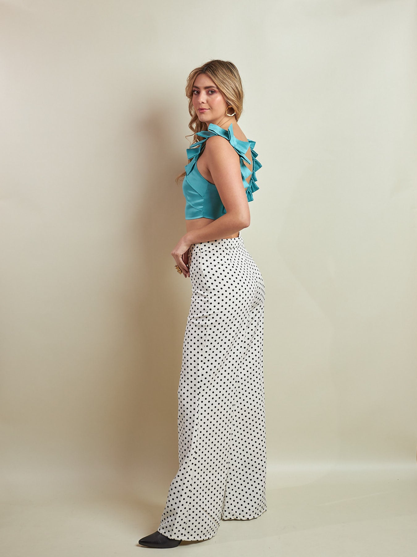 Top Embera Turquesa
