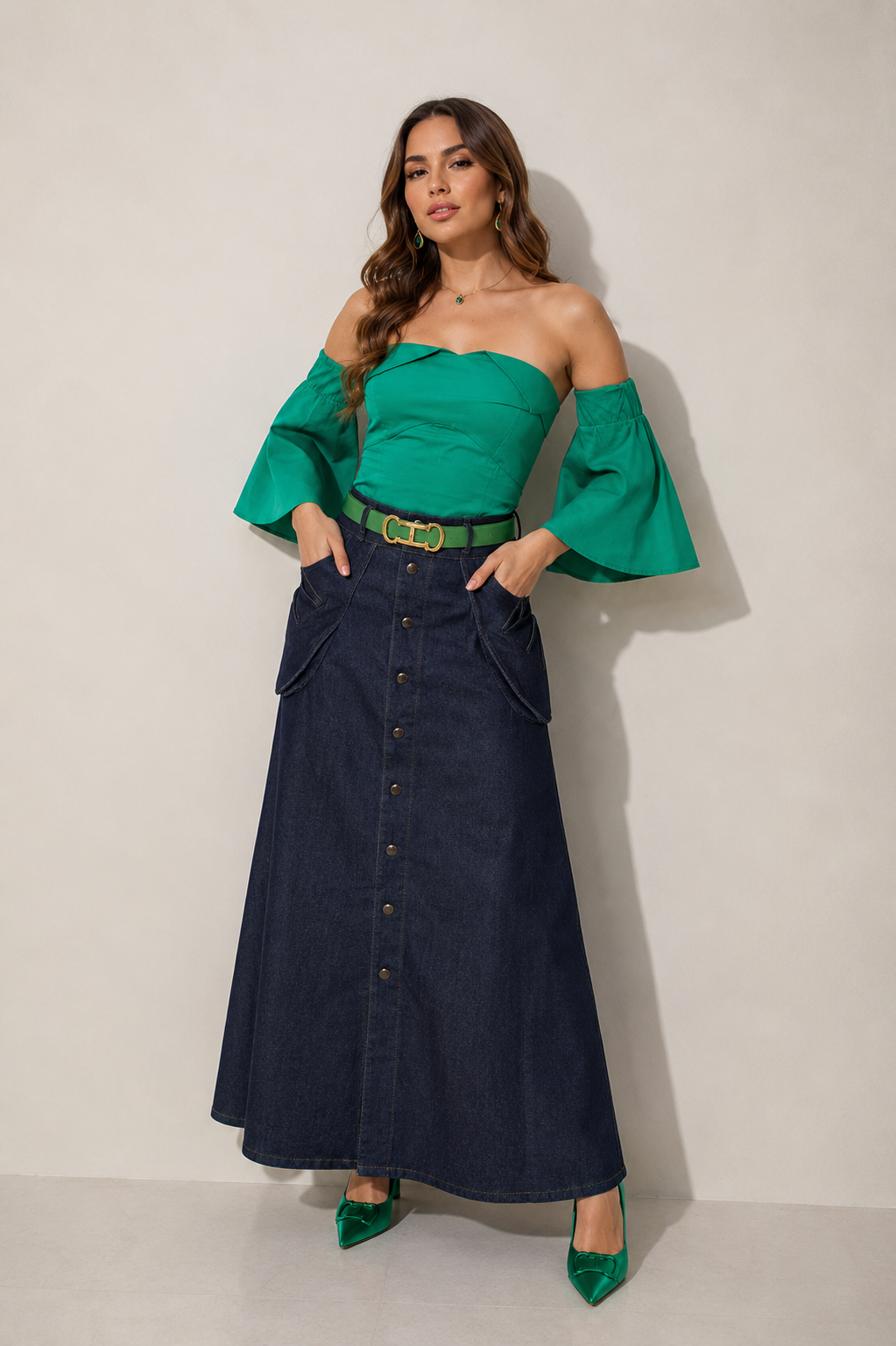 Blusa Agustina Verde