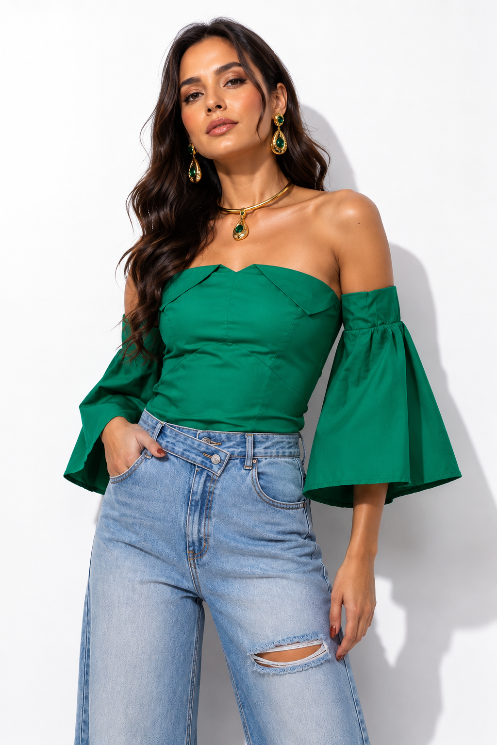 Blusa Agustina Verde