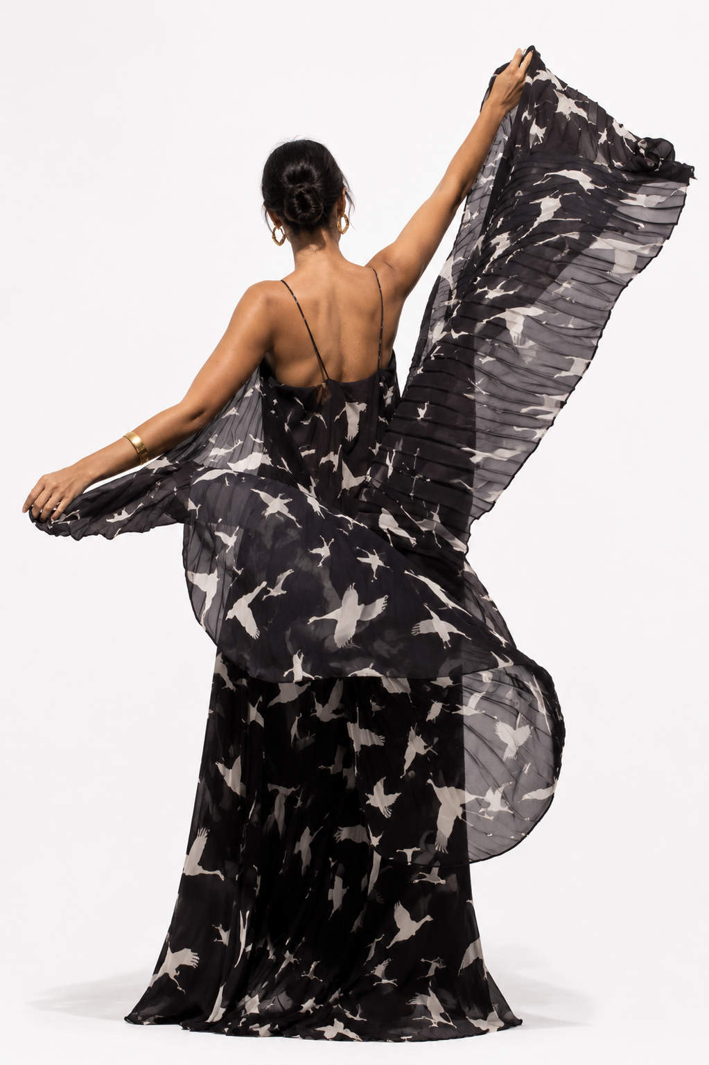 Vestido Aratoca Gaviotas Negro