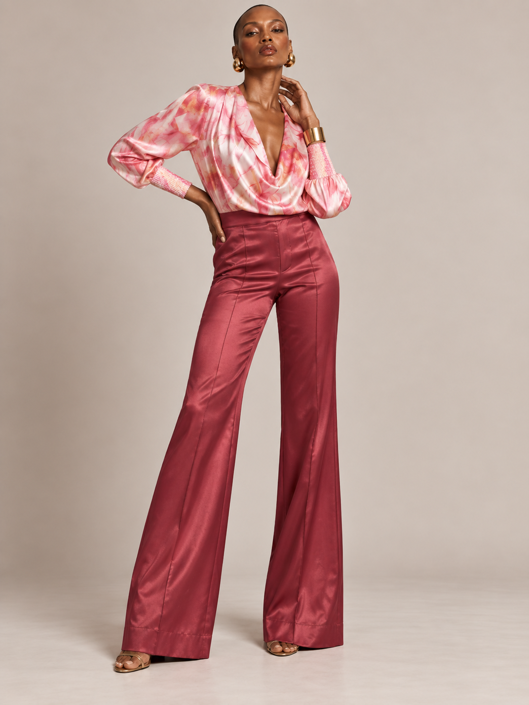 Pantalón Alforza Vinotinto