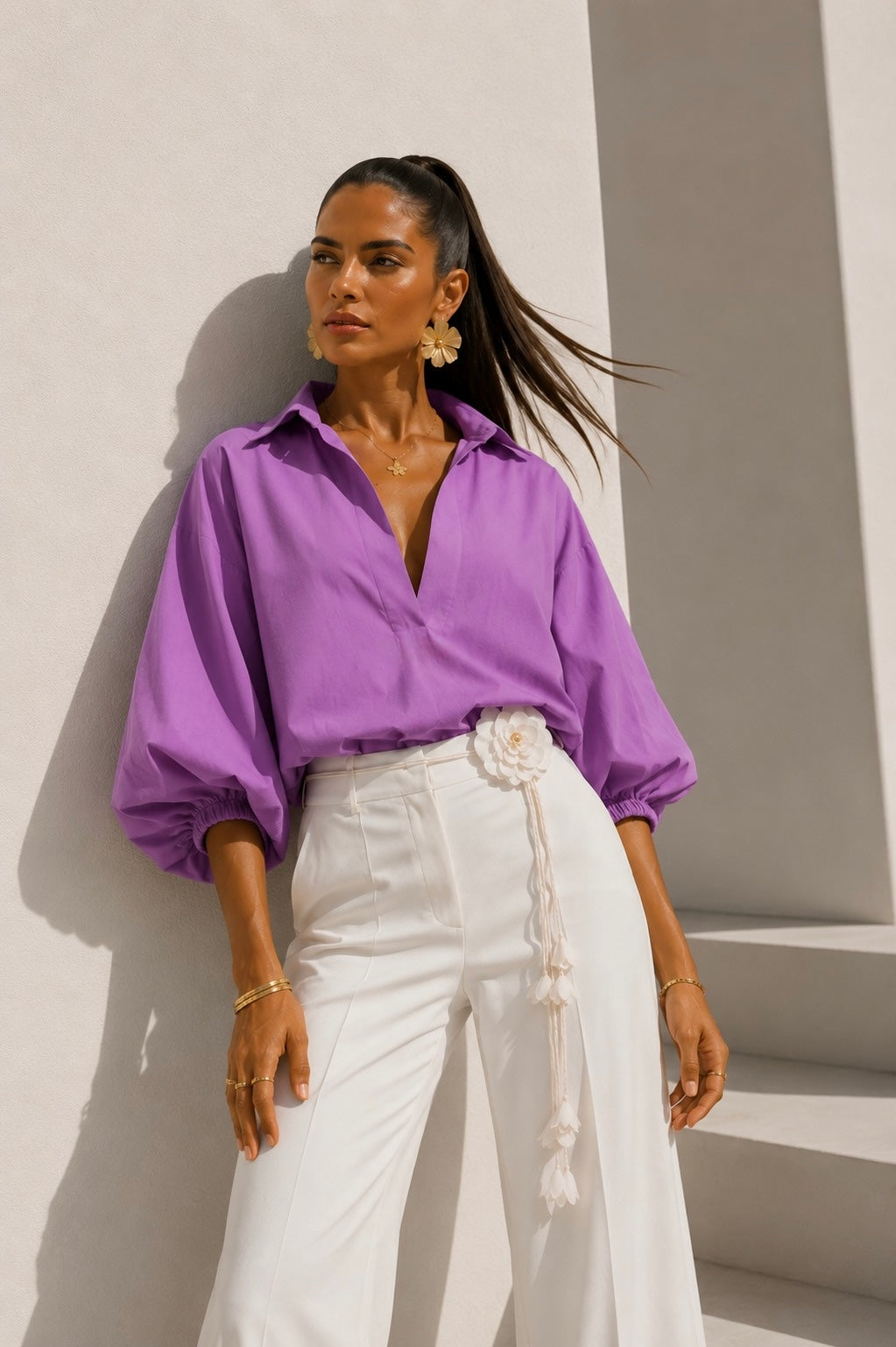 Blusa Popular Lila