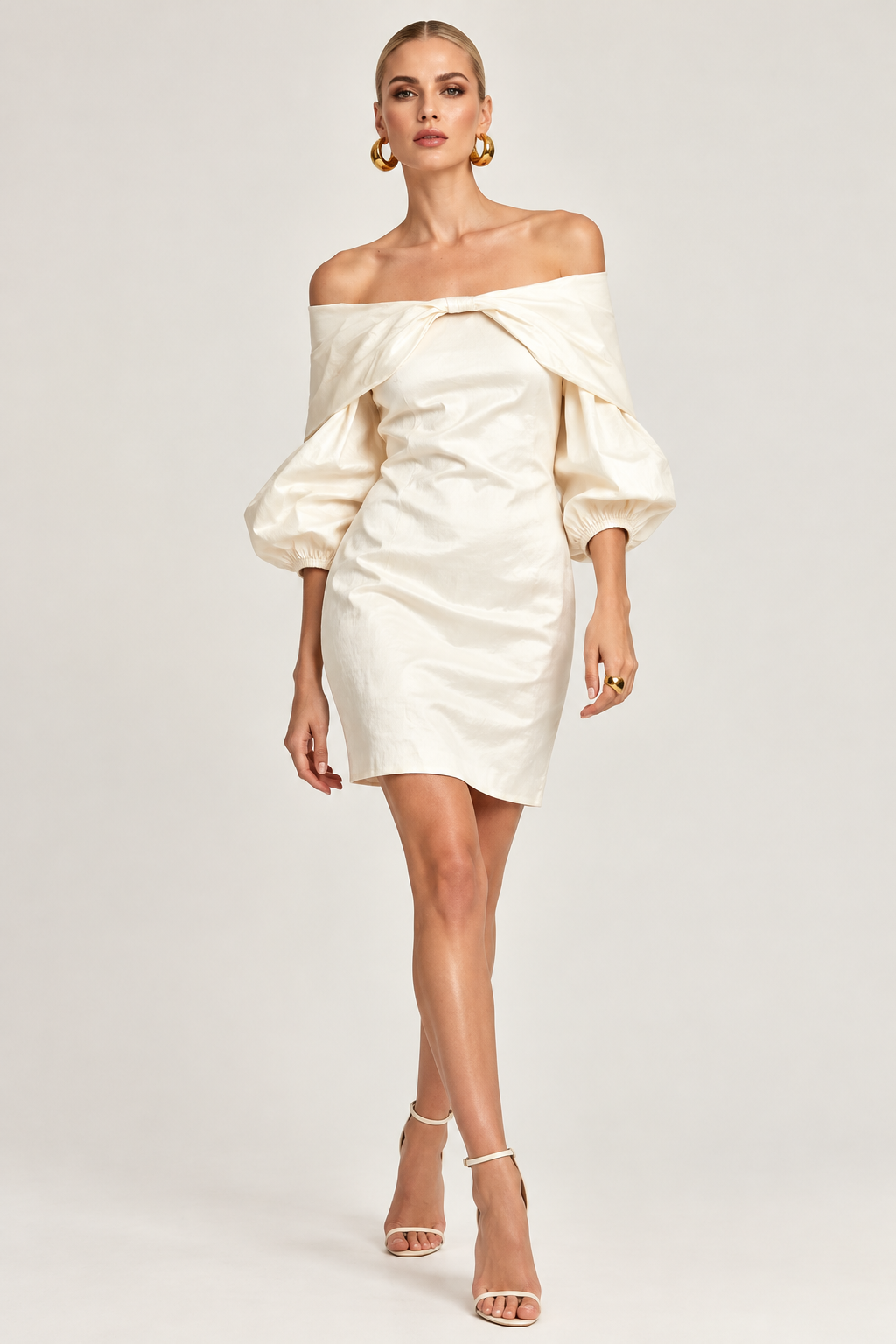 Vestido Magdis Marfil