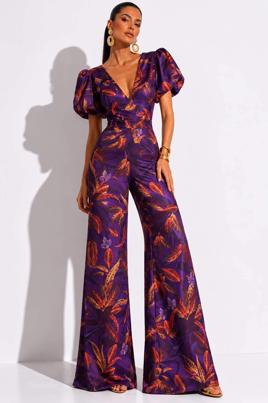 Enterizo Malva Estampado Multi Morado