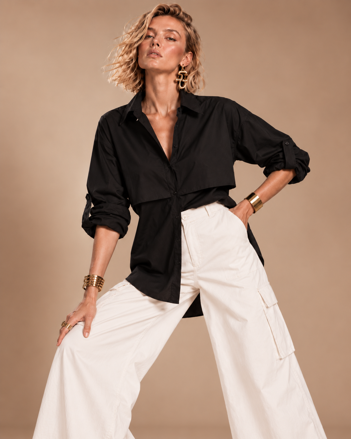 Blusa Favorita negro