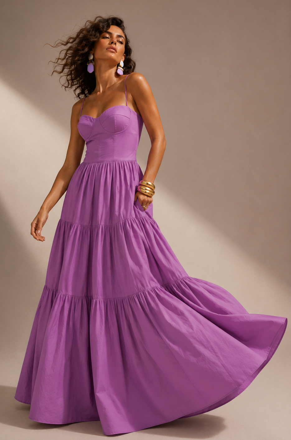 Vestido Pijao lila