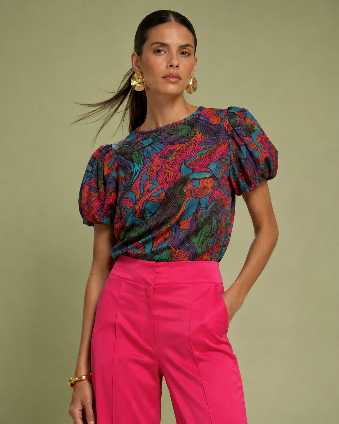 Blusa Nieves Ballenas Vibrantes