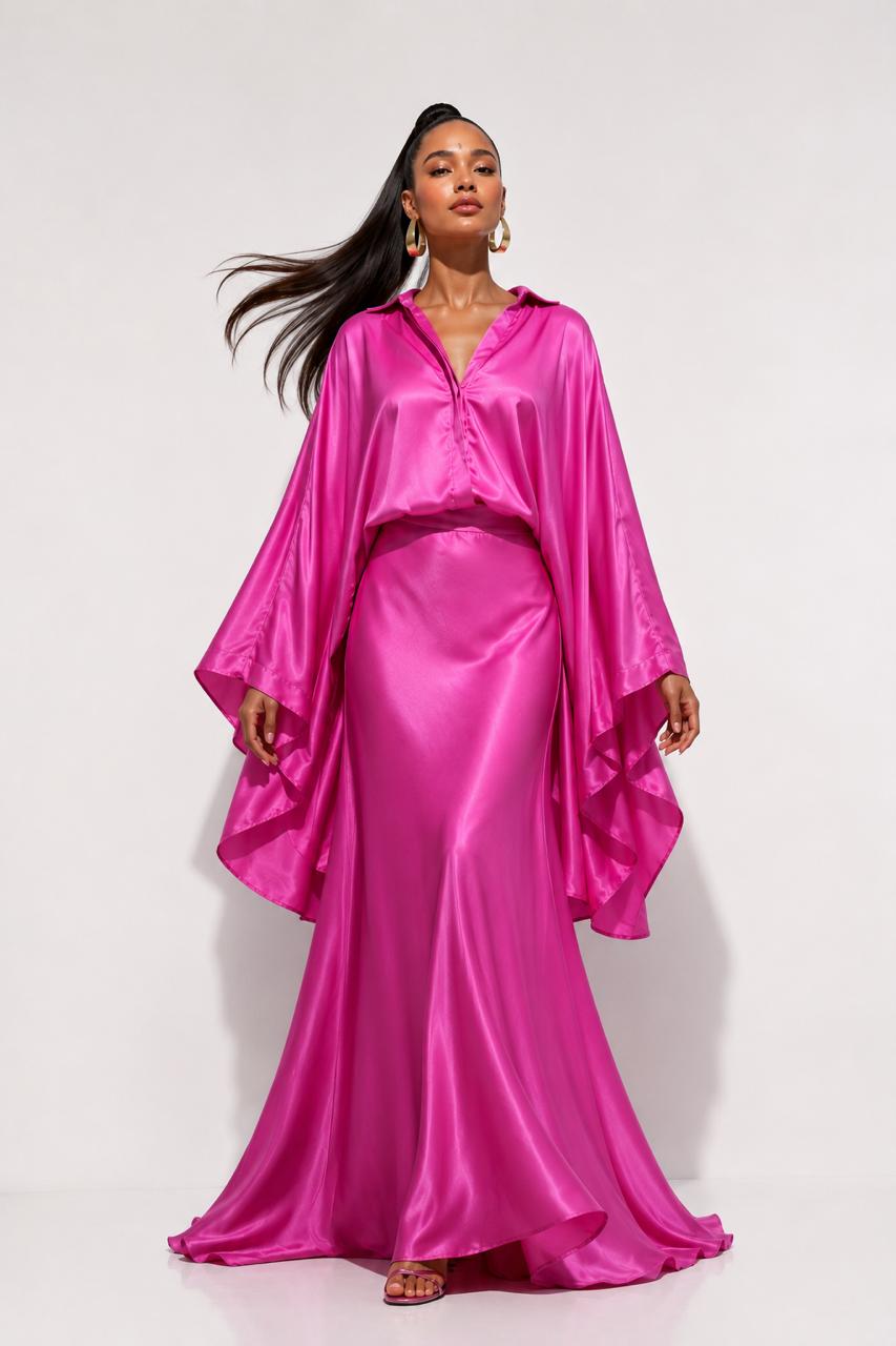 Falda Ceray Fucsia
