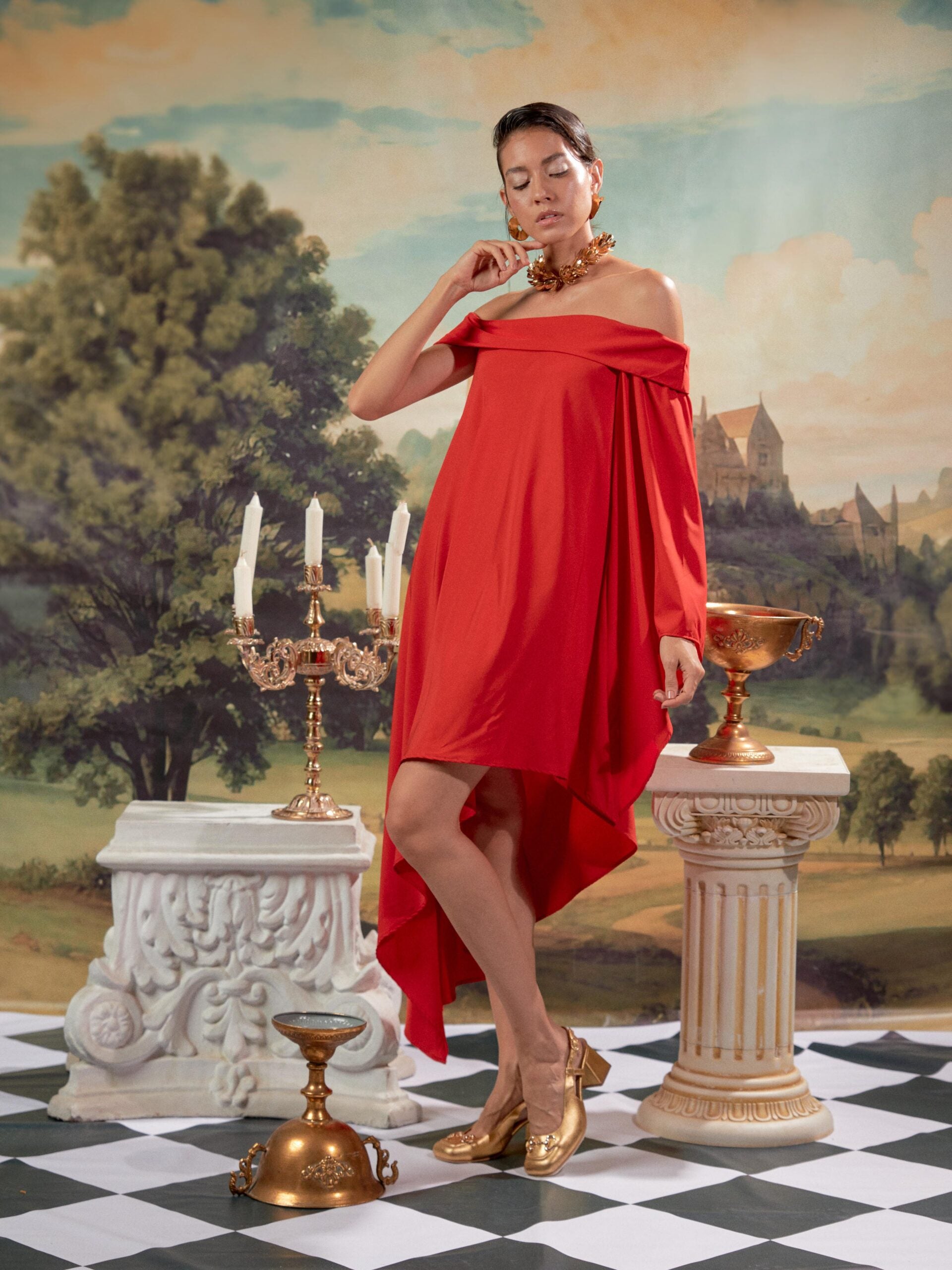 Vestido Sanai Rojo