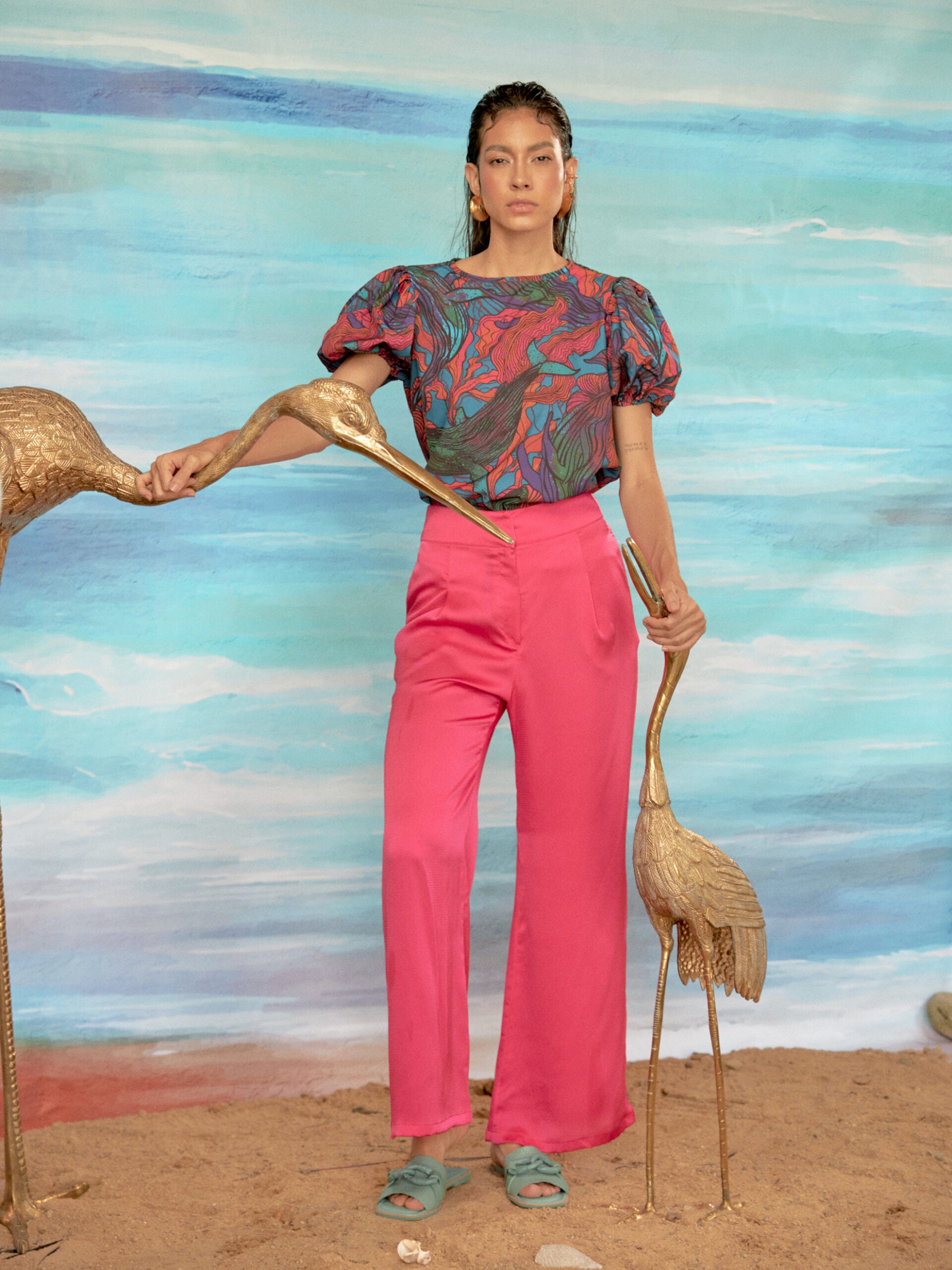 Blusa Nieves Ballenas Vibrantes