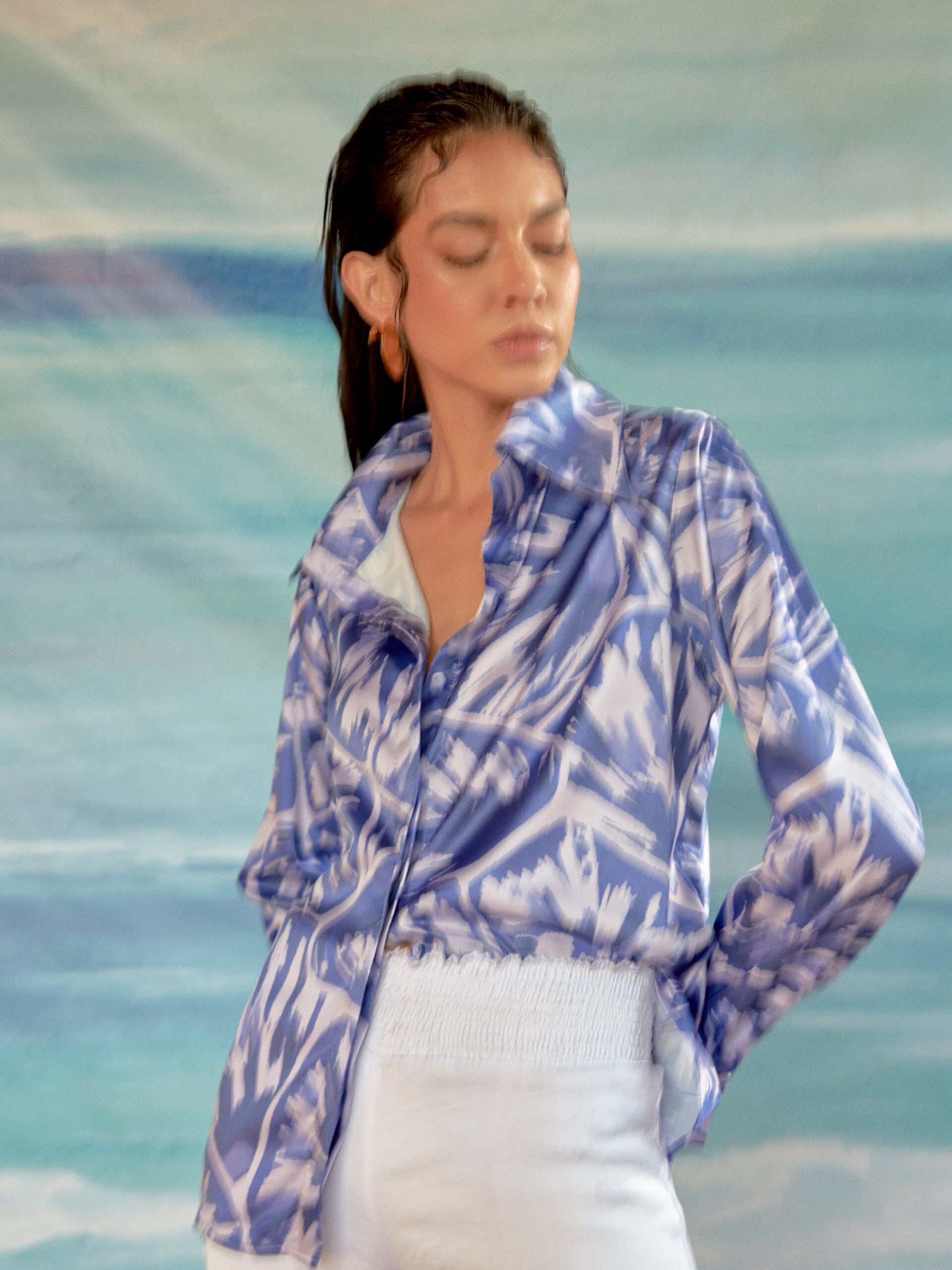 Blusa Klasik Tortuga Carey Azul
