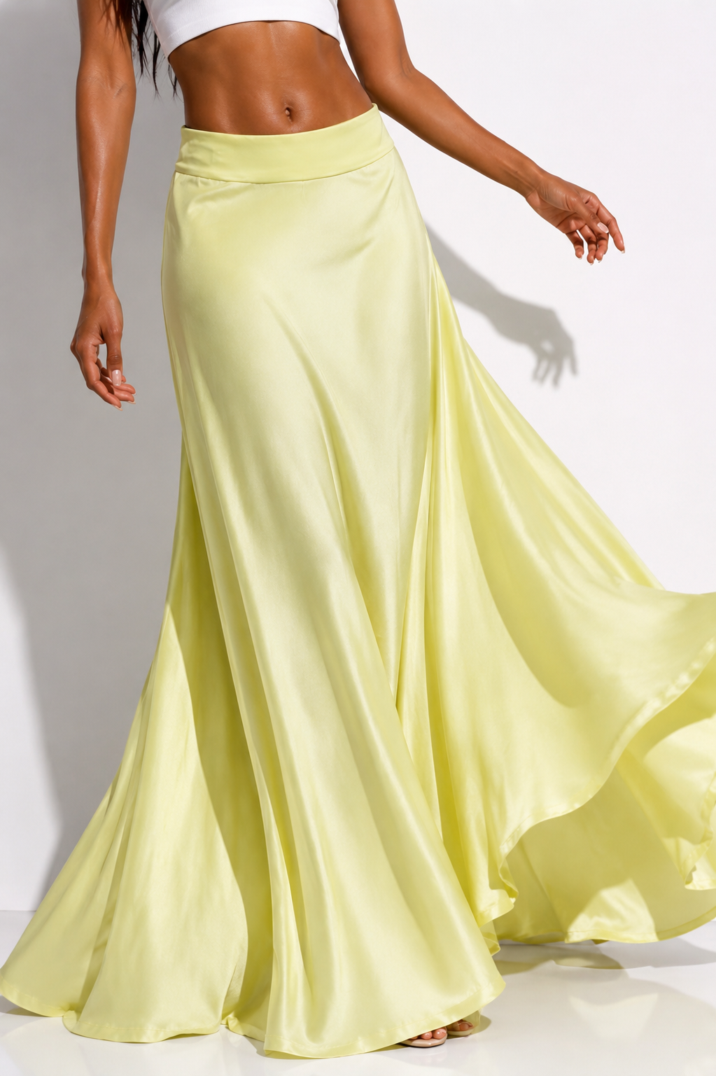 Falda Ceray Amarillo Limon