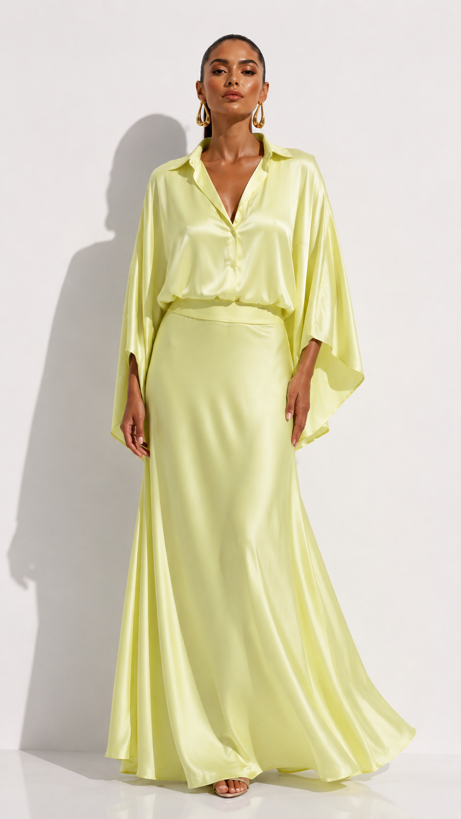 Falda Ceray Amarillo Limon