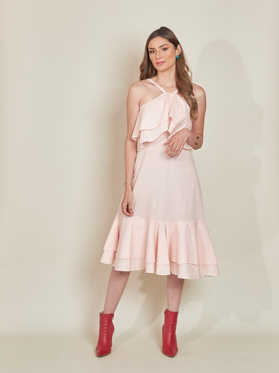Vestido Canarias Rosado