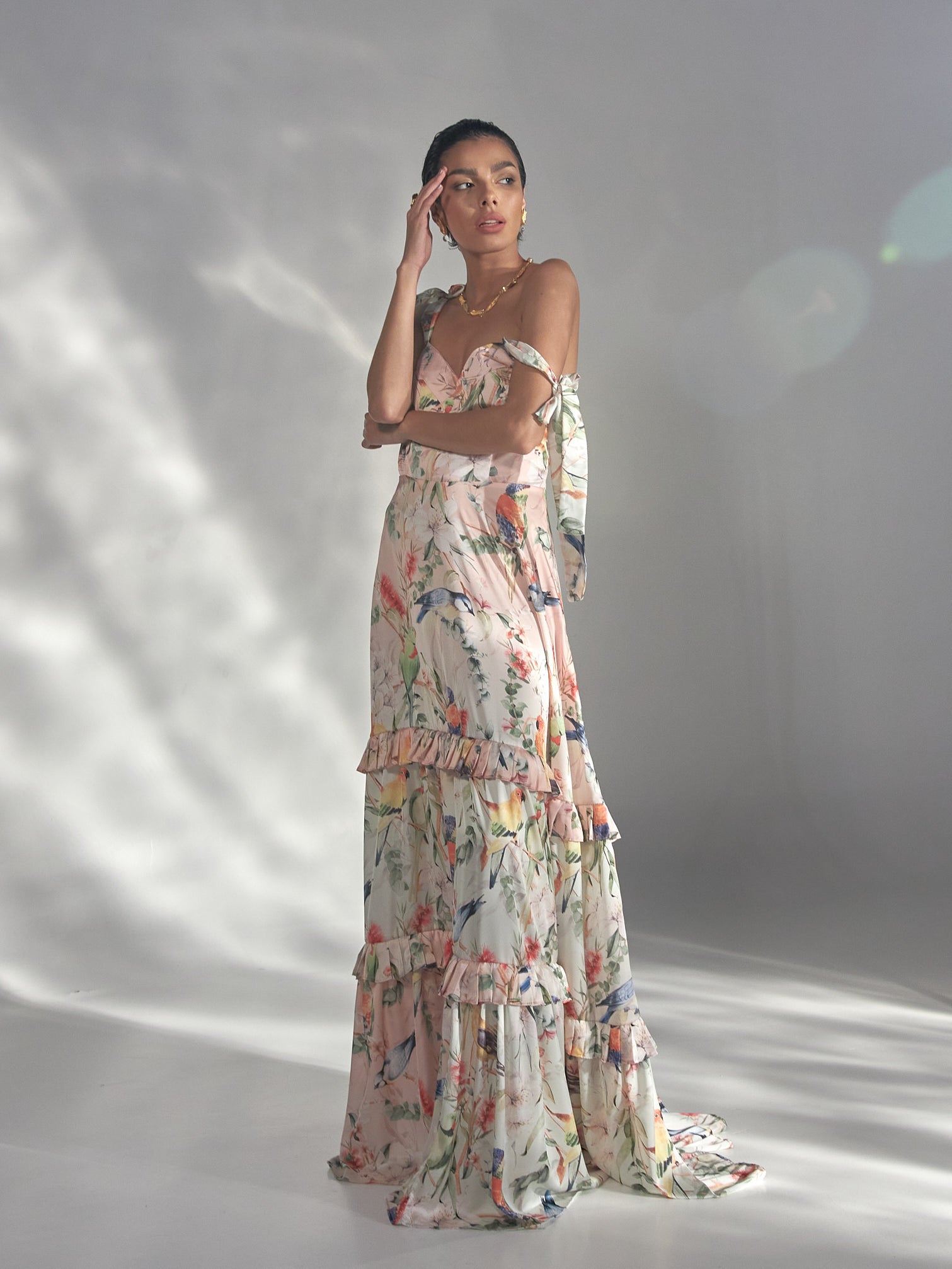 Vestido Teem Pájaros Degradé