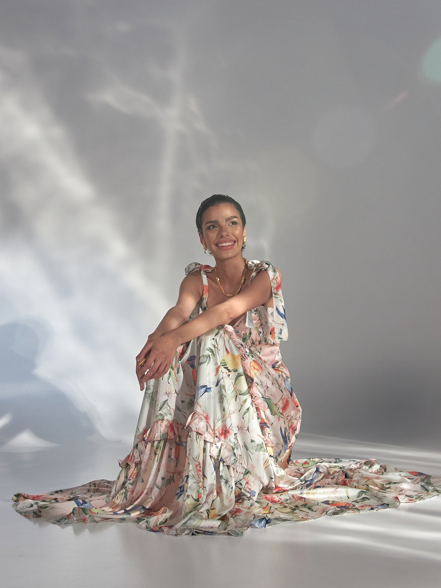 Vestido Teem Pájaros Degradé