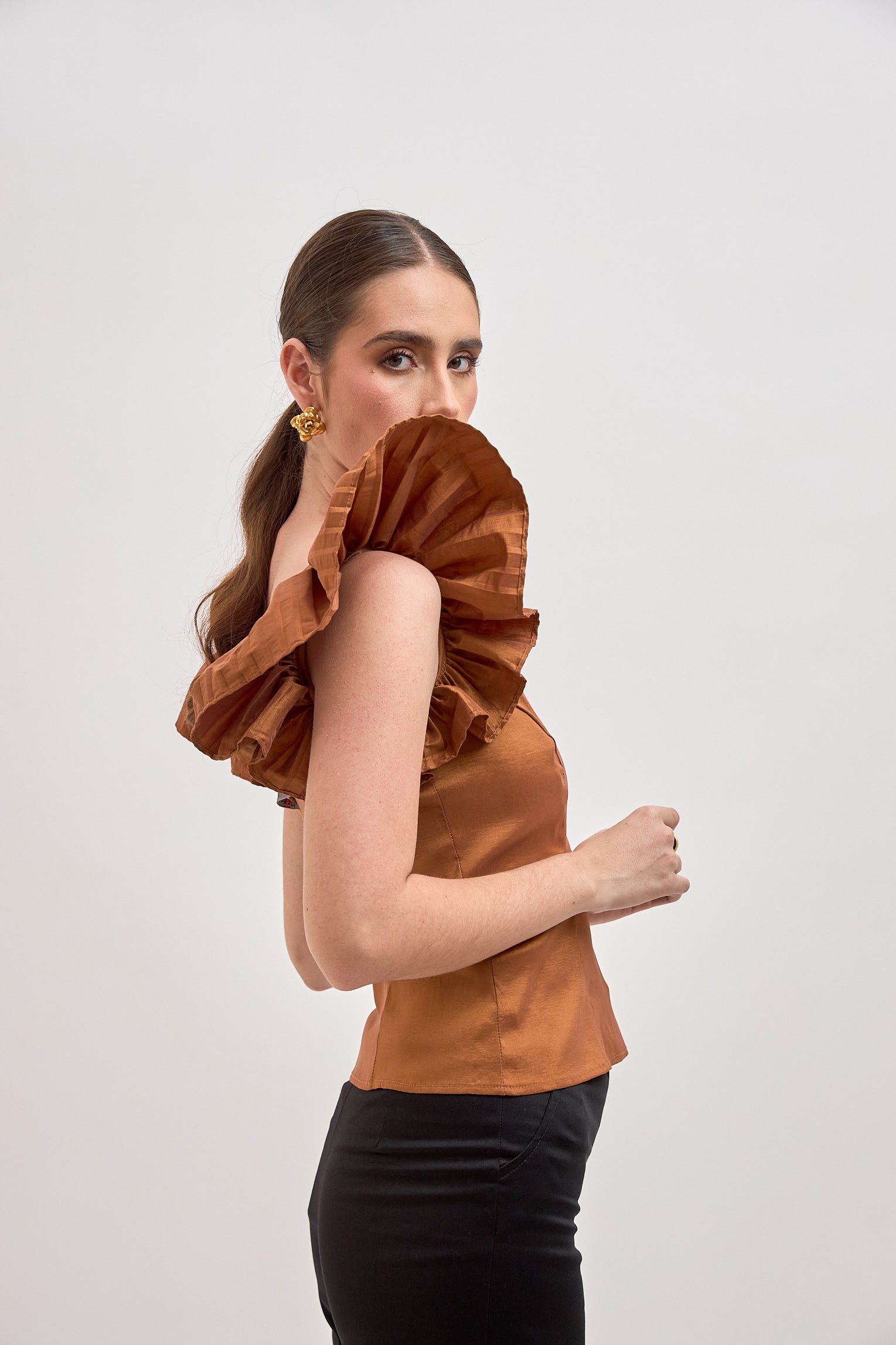 Blusa Bursa Terracota