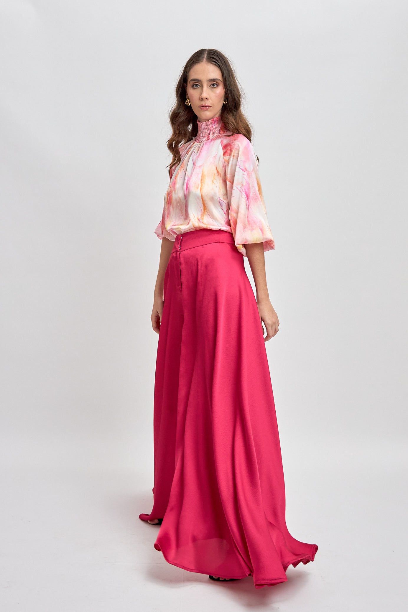 Blusa Brestel Plumas Salmon
