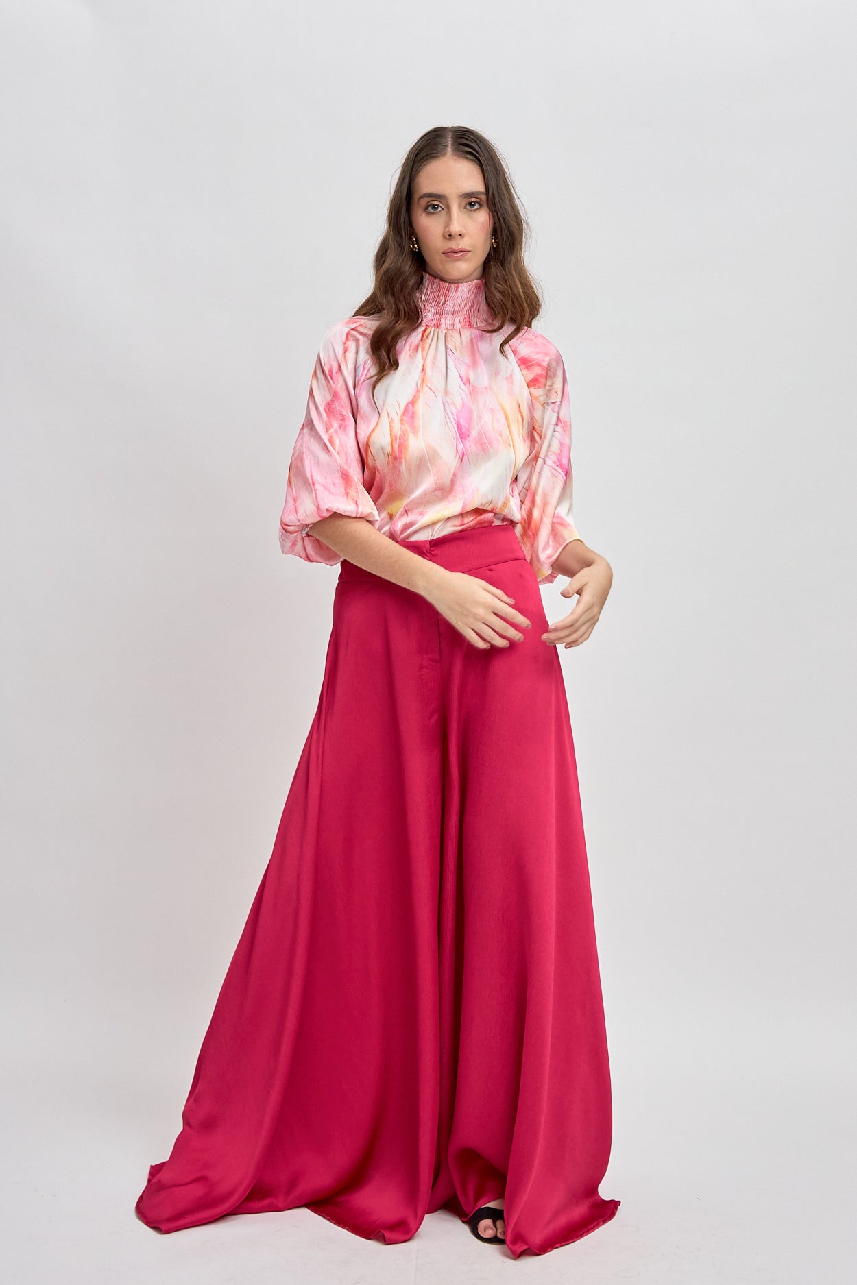 Blusa Brestel Plumas Salmon