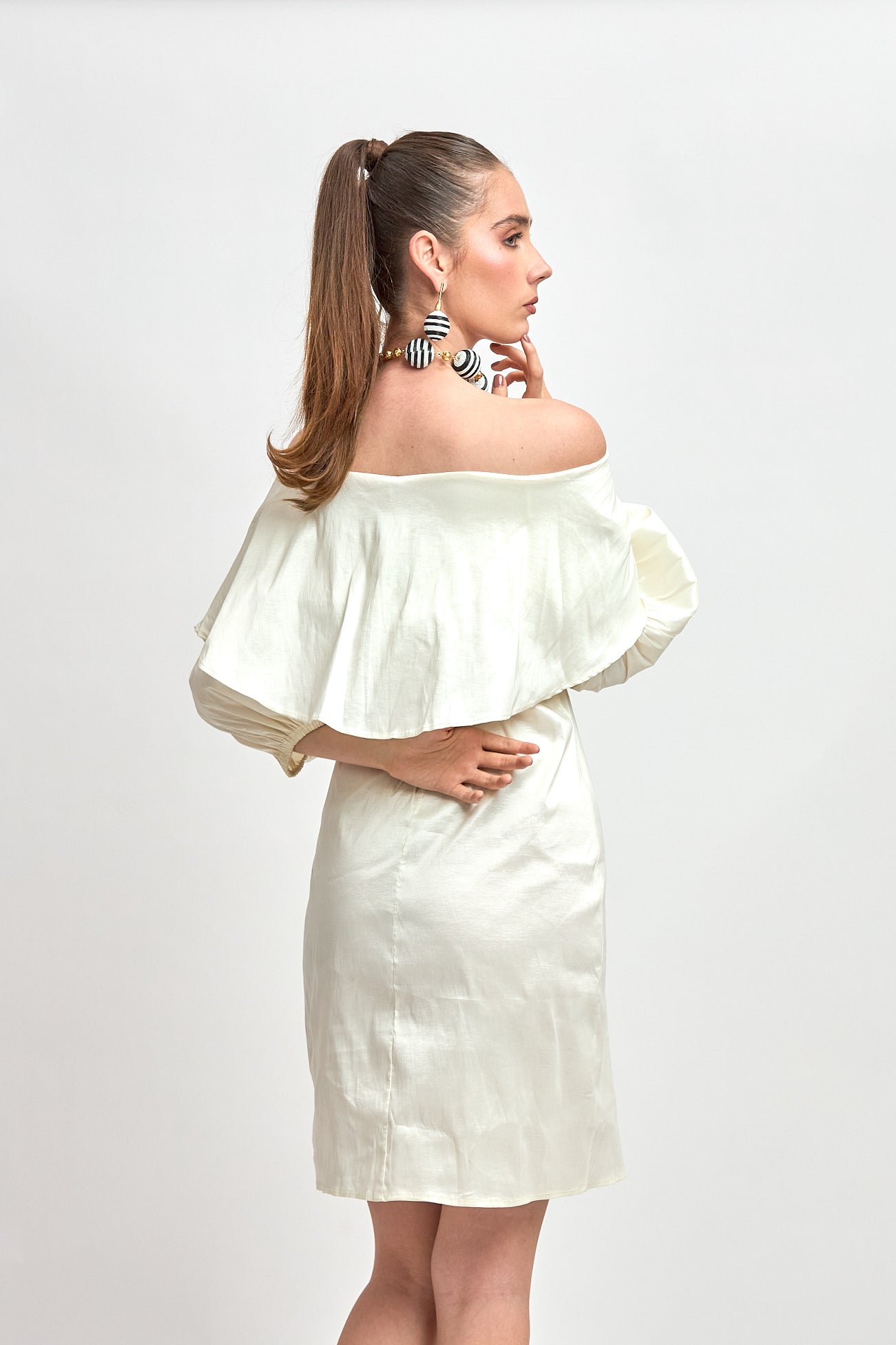 Vestido Magdis Marfil