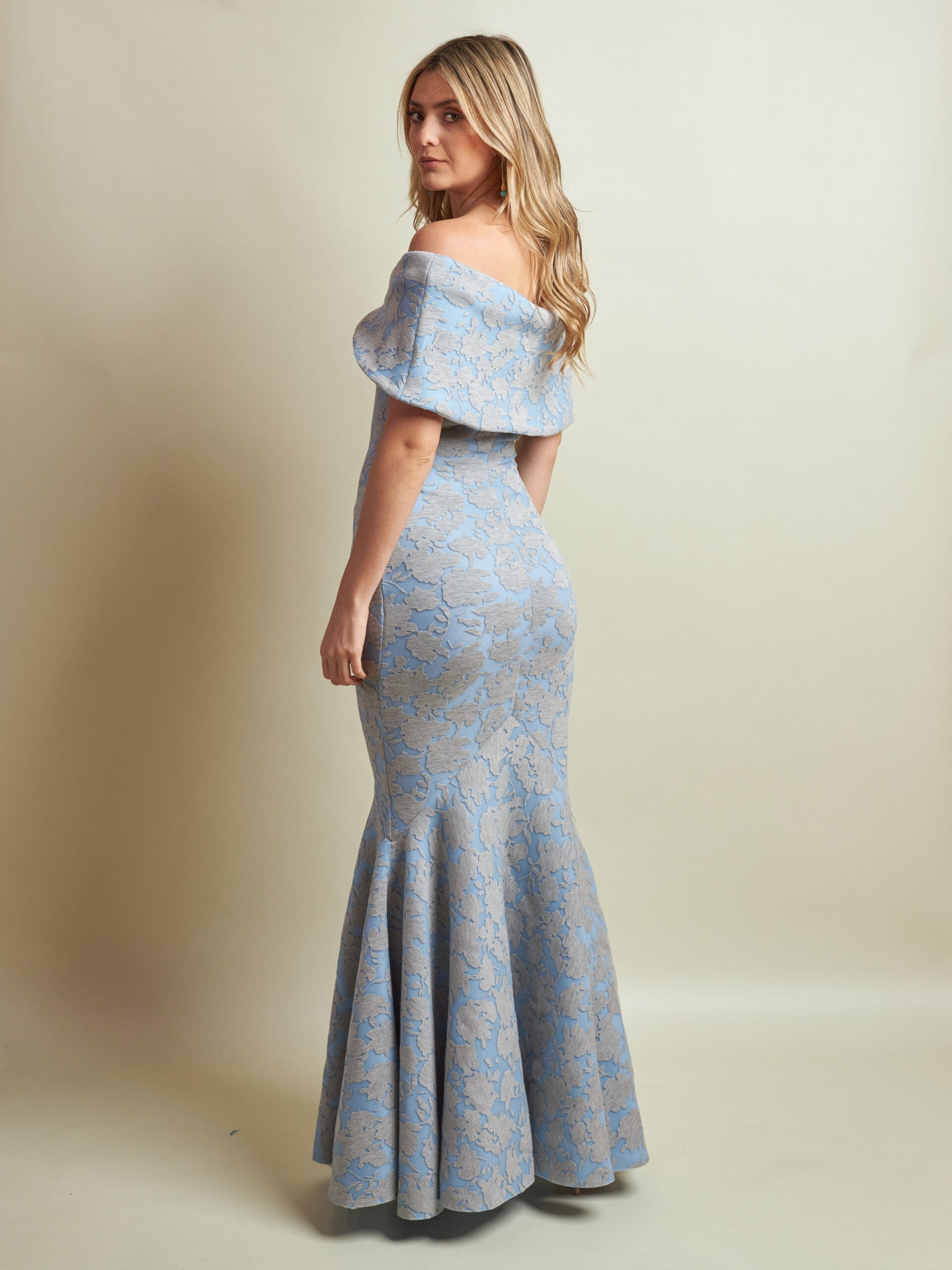 Vestido Sabina Ii Estampado Azul