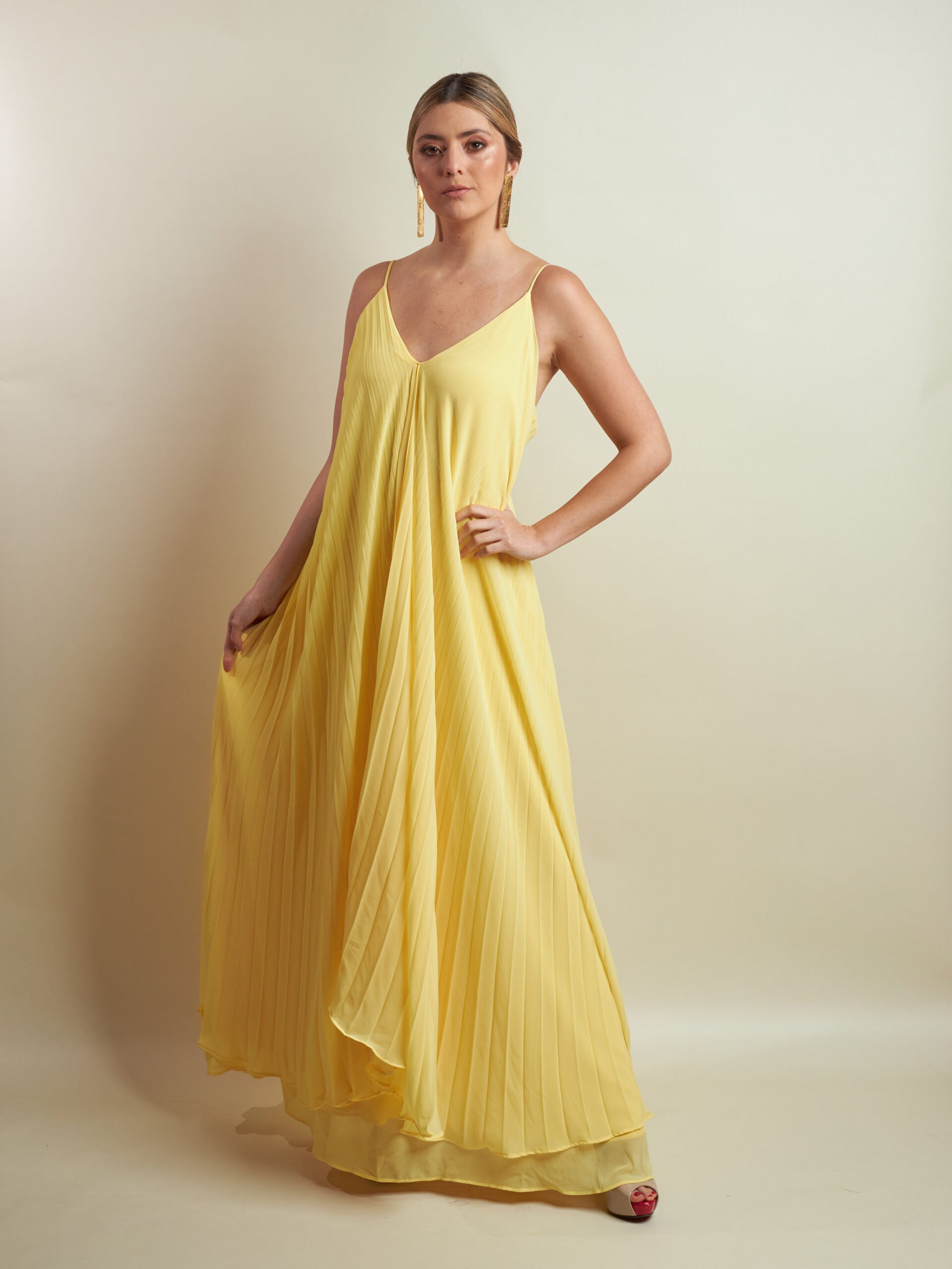Vestido Suarez Amarillo