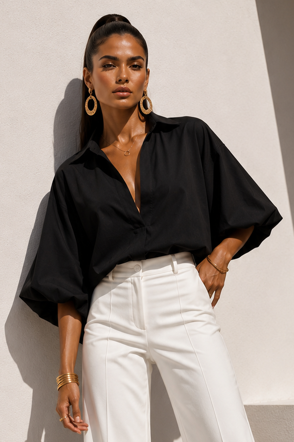 Blusa Popular Negro