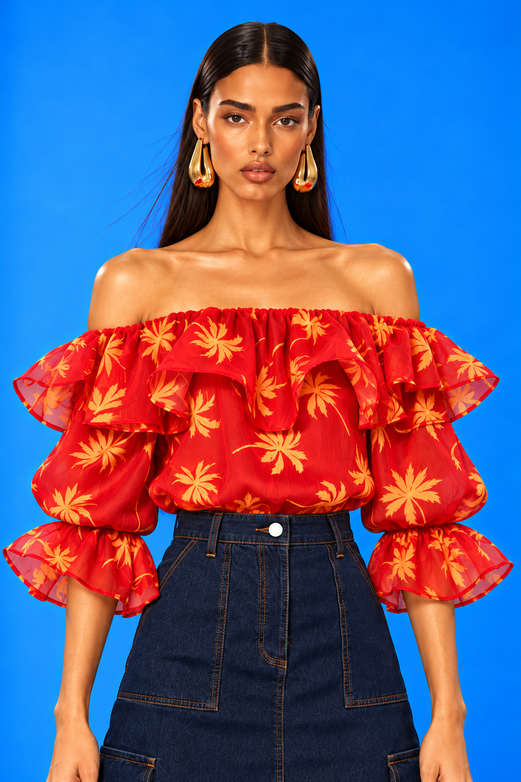Blusa Salamina Palmeras Salento
