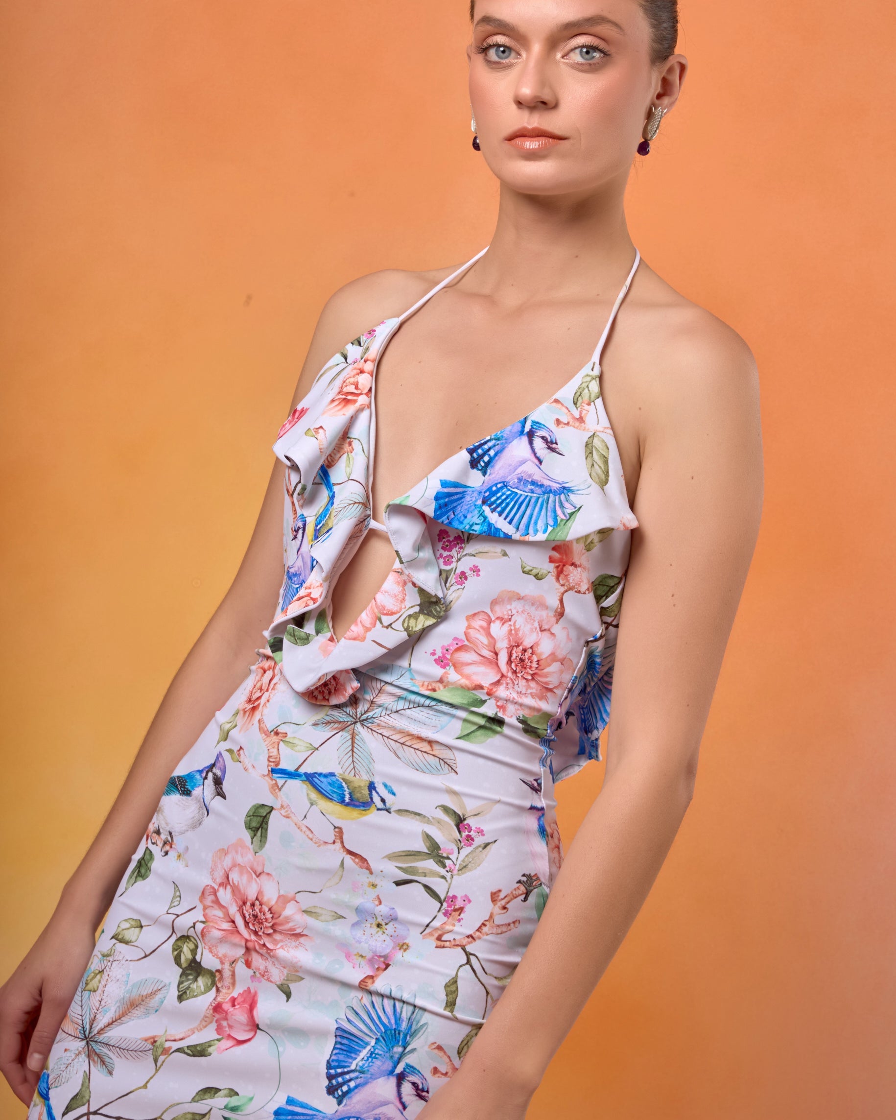 Vestido Pelicano Estampado