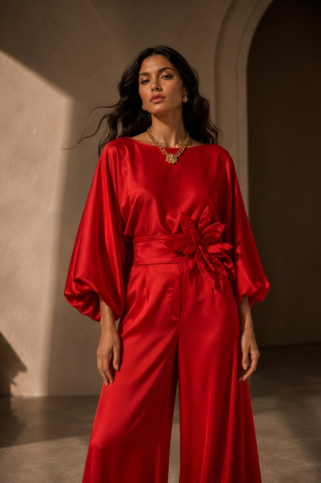 Pantalon Akara Rojo